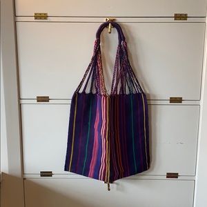 Guatemalan woven tote